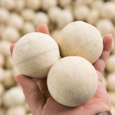 熱風爐蓄熱用高鋁耐火球 55mm 高鋁球 高強度 陶瓷蓄熱球 熱風爐蓄熱室 填充用儲熱球 耐熱球 定制規格材質 歡迎選購