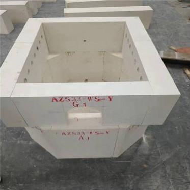 河南商丘無縮孔電熔鋯剛玉磚AZS36WS鋯剛玉 玻璃窯爐池壁磚歡迎咨詢