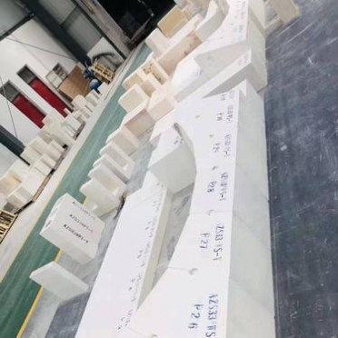 江蘇南京AZS36電熔鋯剛玉磚AZS鋯剛玉 玻璃窯爐胸墻磚歡迎咨詢