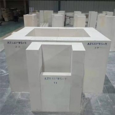 供應熔鑄電熔鋯剛玉磚AZS33PT鋯剛玉玻璃窯爐搗打料價格優惠